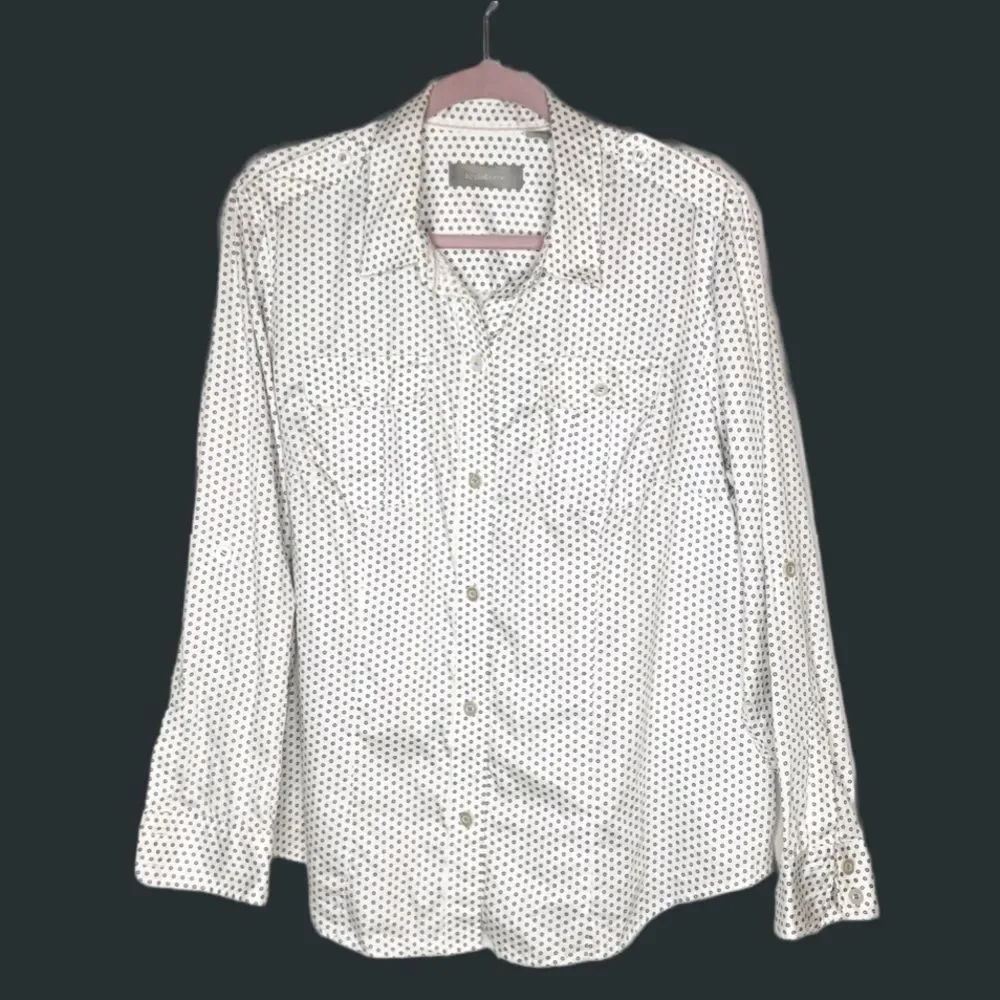 Liz Claiborne polka dot button down shirt sz1X